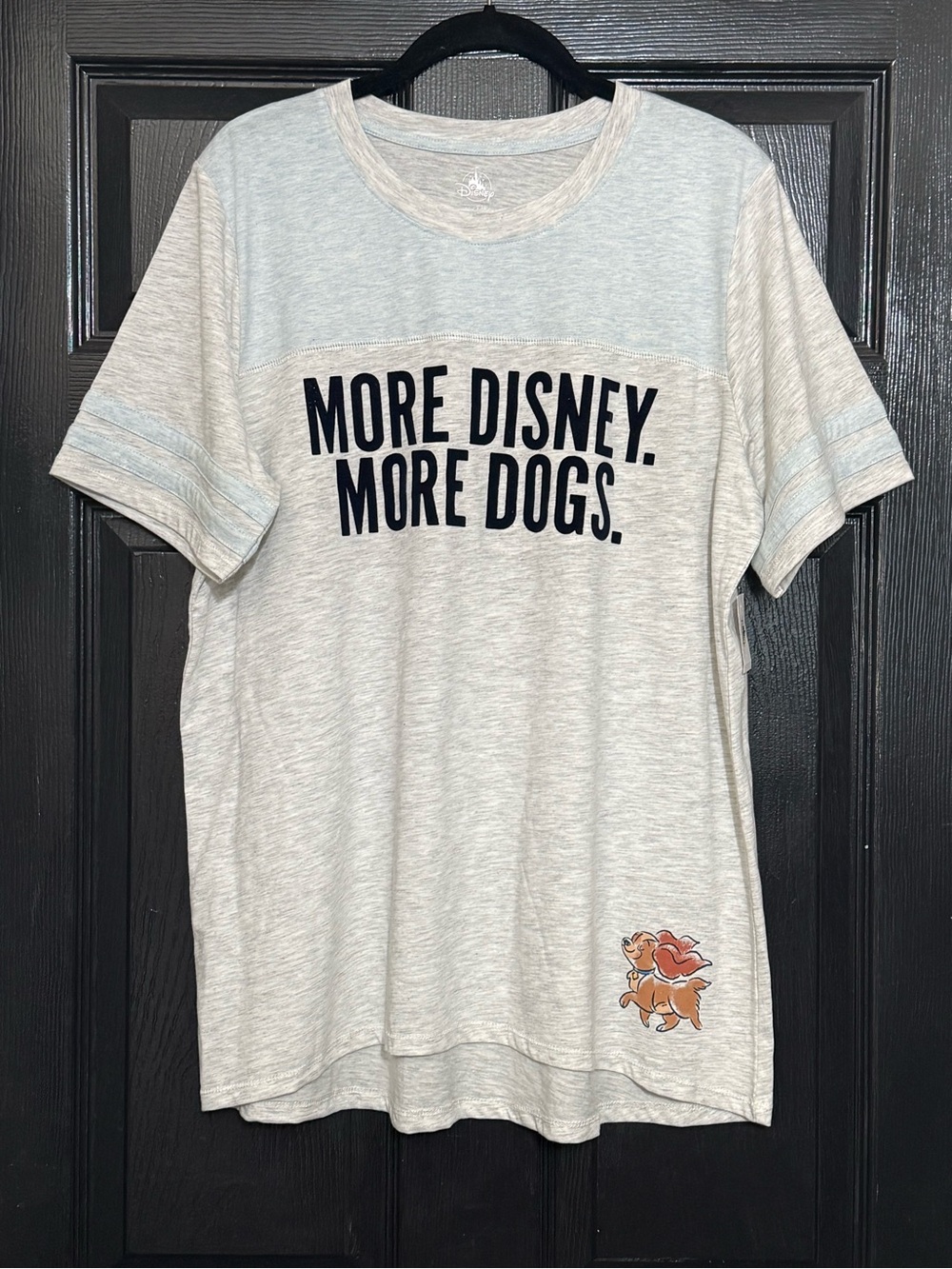 Disney Light Gray 'More Disney. More Dogs.' Graphic Tee